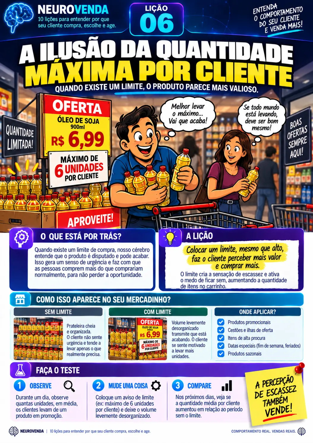 Lição 6 do NeuroVenda